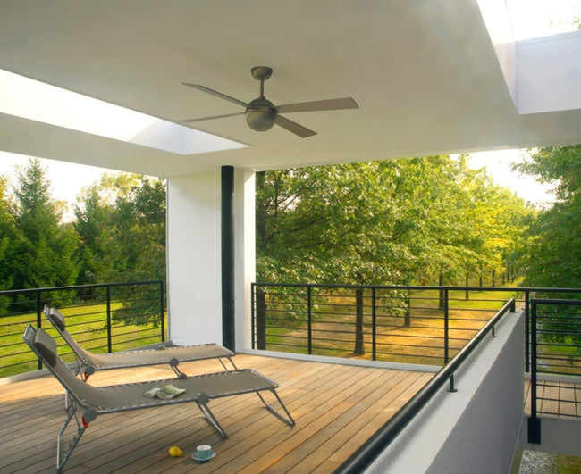Modern Fan Co Ball 52" Ceiling Fan - Damp Rated - photo (Ball_189A.jpg) [Modern Fan Co-BAL-GW-52-WH-NL-001|CUSTOM|13]