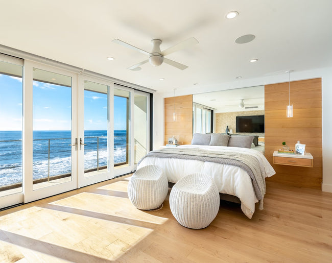 Modern Fan Co Ball 52" Flush Mount Ceiling Fan - Damp Rated - photo (Ball_Flush_260A.jpg) [Modern Fan Co-BAL-FM-GW-52-WH-NL-001|CUSTOM|1]