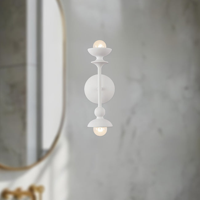 Cadence Wall and Vanity Light - room setting, Antique White [Alora-WV328209AW|CUSTOM|3]