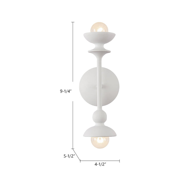 Cadence Wall and Vanity Light - dimension drawing 1 [Alora-WV328209AW|CUSTOM|1]