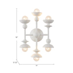 Cadence Wall and Vanity Light - dimension drawing 2 [Alora-WV328611AW|CUSTOM|1]