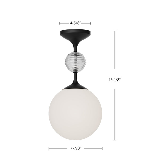 Celia 8" Semi-Flush Mount - dimension drawing 1 [Alora-SF415308BGOP|CUSTOM|1]
