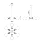 Celia Chandelier - dimension drawing 2 [Alora-CH415330BGOP|CUSTOM|2]