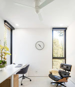 Modern Fan Co Cirrus DC 50" Flush Mount Ceiling Fan - Damp Rated - photo (Cirrus_Flush_304.jpg) [Modern Fan Co-CIR-FM-GW-50-WH-NL-WC|CUSTOM|4]