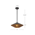 Daphne Pendant - dimension drawing 2 [Alora-PD633215MBBR|CUSTOM|1]