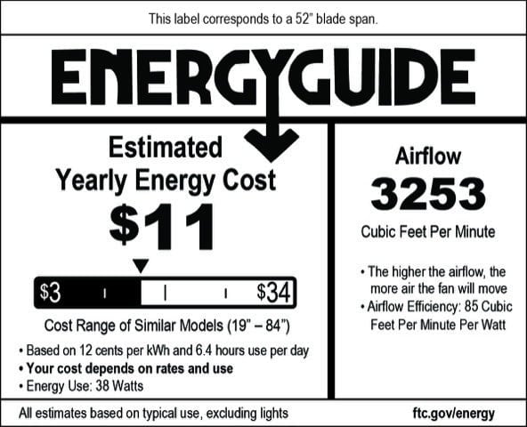 Modern Fan Co Ball 52" Ceiling Fan - Damp Rated - EnergyGuide label (EGL_Ball_52.jpeg) [Modern Fan Co-BAL-GW-52-WH-NL-001|CUSTOM|16]