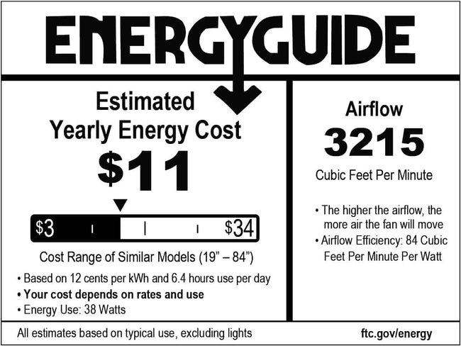 Modern Fan Co Lapa 50" Ceiling Fan - Damp Rated - EnergyGuide label (EGL_Lapa_50.jpg) [Modern Fan Co-LAP-GW-50-WH-NL-001|CUSTOM|16]