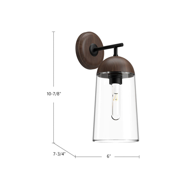 Emil Wall and Vanity Light - dimension drawing 1 [Alora-WV542007AGWT|CUSTOM|1]