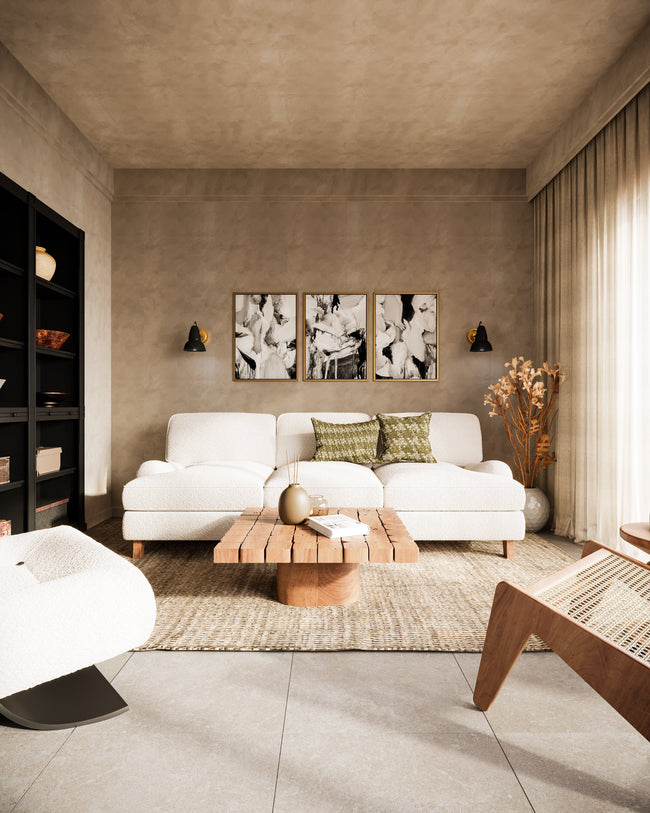 Felix Wall and Vanity Light - room setting, Aged Gold/Matte Black [Alora-WV576027MBAG|CUSTOM|2]