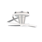 Modern Forms Veloce 28" Flush Mount Ceiling Fan with Light, Titanium Silver, view 2 [Modern Forms Fans-FH-D2402-28L-TT|CUSTOM|1]