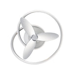 Modern Forms Veloce 28" Flush Mount Ceiling Fan with Light, Titanium Silver, view 3 [Modern Forms Fans-FH-D2402-28L-TT|CUSTOM|2]