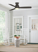 Fanimation FPS8355BGRW Hugh 52 52"Ceiling Fan, Matte Greige: shown in a room setting [Fanimation-FPS8355BGRW|CUSTOM|1]