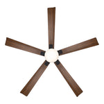 Modern Forms Radiant 64" Ceiling Fan with Light, Matte Black/Distressed Koa, view 3 [Modern Forms Fans-FR-D2603-64A-MB/DK|CUSTOM|2]