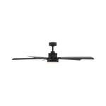 Modern Forms Radiant 64" Ceiling Fan with Light, Matte Black, view 2 [Modern Forms Fans-FR-D2603-64A-MB|CUSTOM|1]