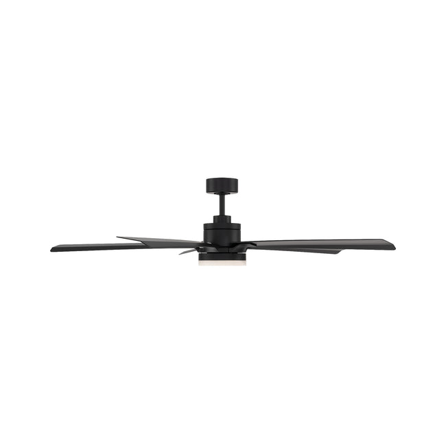 Modern Forms Radiant 64" Ceiling Fan with Light, Matte Black, view 2 [Modern Forms Fans-FR-D2603-64A-MB|CUSTOM|1]