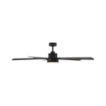 Modern Forms Radiant 64" Ceiling Fan with Light, Matte Black, view 2 [Modern Forms Fans-FR-D2603-64C-MB|CUSTOM|1]