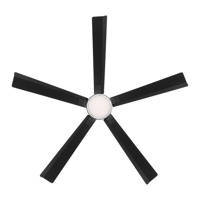 Modern Forms Radiant 64" Ceiling Fan with Light, Matte Black, view 3 [Modern Forms Fans-FR-D2603-64C-MB|CUSTOM|2]