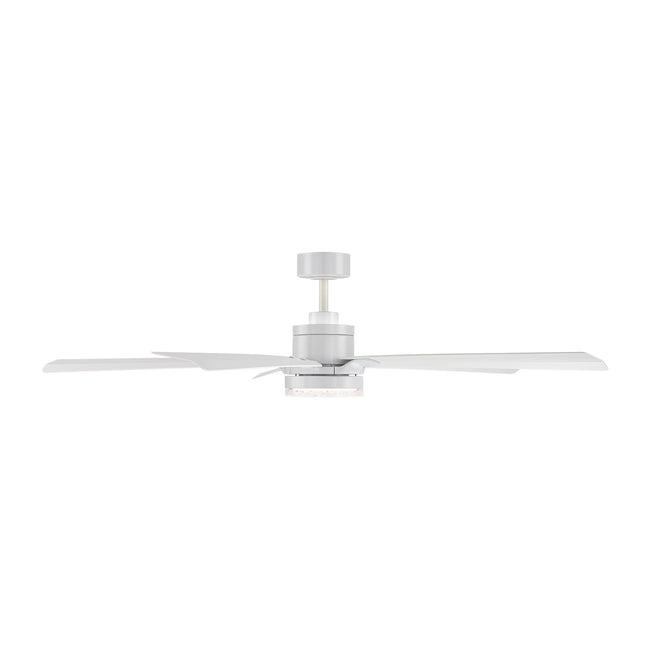 Modern Forms Radiant 64" Ceiling Fan with Light, Matte White, view 2 [Modern Forms Fans-FR-D2603-64C-MW|CUSTOM|1]