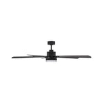 Modern Forms Radiant 64" Ceiling Fan with Light, Matte Black, view 2 [Modern Forms Fans-FR-D2603-64L-MB|CUSTOM|1]
