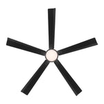 Modern Forms Radiant 64" Ceiling Fan with Light, Matte Black, view 3 [Modern Forms Fans-FR-D2603-64L-MB|CUSTOM|2]