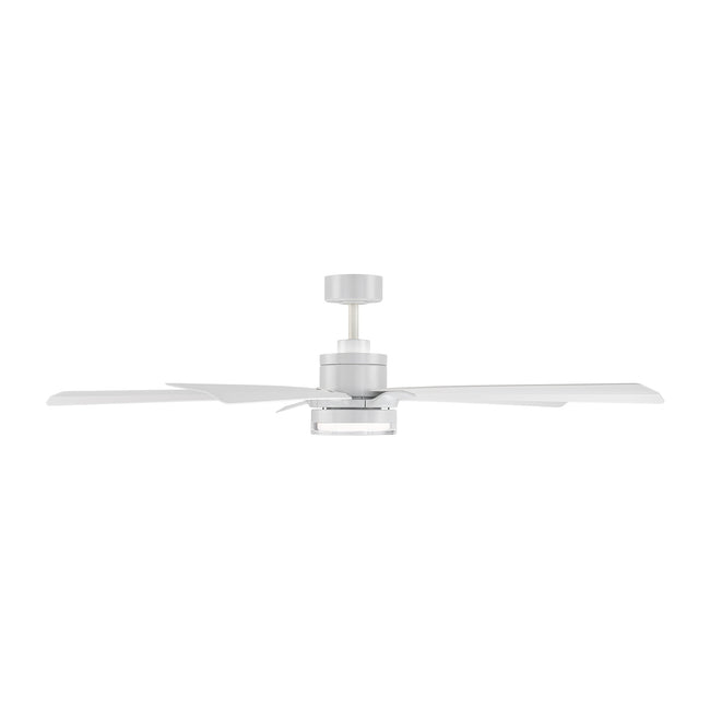 Modern Forms Radiant 64" Ceiling Fan with Light, Matte White, view 2 [Modern Forms Fans-FR-D2603-64L-MW|CUSTOM|1]