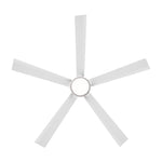 Modern Forms Radiant 64" Ceiling Fan with Light, Matte White, view 3 [Modern Forms Fans-FR-D2603-64L-MW|CUSTOM|2]