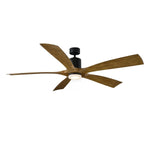 Modern Forms Aviator 70" Ceiling Fan (Light Kit Available), Matte Black/Distressed Koa, view 2 [Modern Forms Fans-FR-W1811-70-MB/DK|CUSTOM|1]