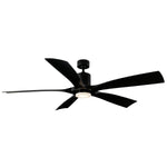Modern Forms Aviator 70" Ceiling Fan (Light Kit Available), Matte Black, view 2 [Modern Forms Fans-FR-W1811-70-MB|CUSTOM|1]