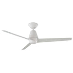Modern Forms Slim 52" Ceiling Fan with Light, Matte White, view 2 [Modern Forms Fans-FR-W2003-52L-27-MW|CUSTOM|1]