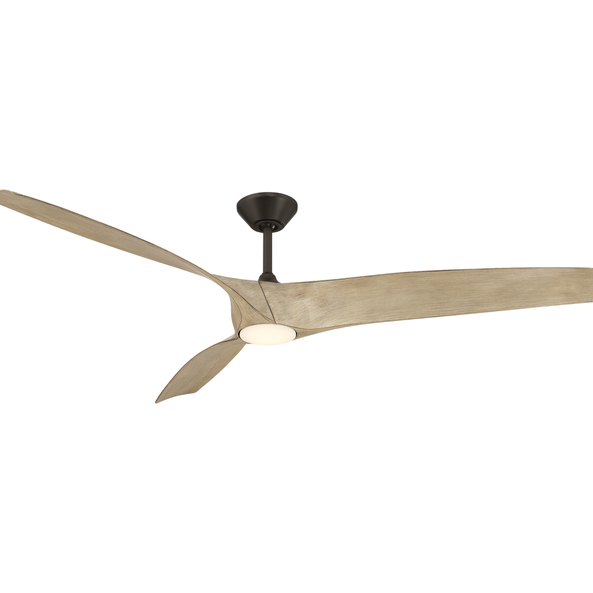 Modern Forms Fans Zephyr 72" 3-Blade Ceiling Fan with Light - 6-Speed Quiet DC Motor, Aerodynamically Silent Blades, Wet Rated, ENERGY STAR® Certified