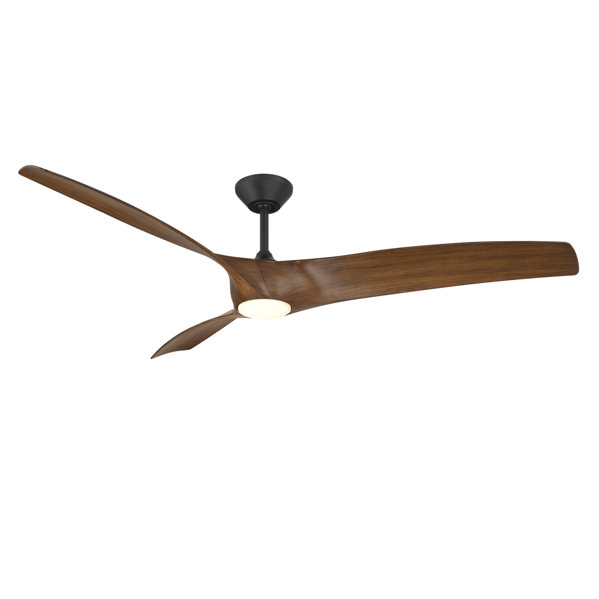 Modern Forms Fans Zephyr 72" 3-Blade Ceiling Fan with Light - 6-Speed Quiet DC Motor, Aerodynamically Silent Blades, Wet Rated, ENERGY STAR® Certified