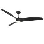 Modern Forms Fans Zephyr 72" 3-Blade Ceiling Fan with Light - 6-Speed Quiet DC Motor, Aerodynamically Silent Blades, Wet Rated, ENERGY STAR® Certified