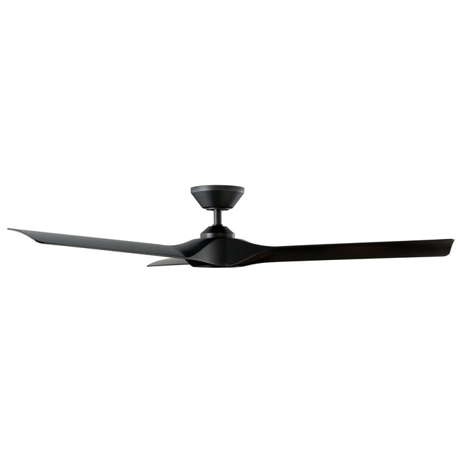 Modern Forms Torque 58" Ceiling Fan, Matte Black, view 3 [Modern Forms Fans-FR-W2204-58-MB|CUSTOM|2]