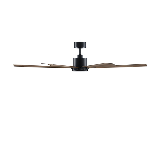 Modern Forms Size Matters 65" Ceiling Fan, Matte Black/Distressed Koa, view 2 [Modern Forms Fans-FR-W2403-65-MB/DK|CUSTOM|1]