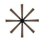 Modern Forms Size Matters 65" Ceiling Fan, Matte Black/Distressed Koa, view 3 [Modern Forms Fans-FR-W2403-65-MB/DK|CUSTOM|2]