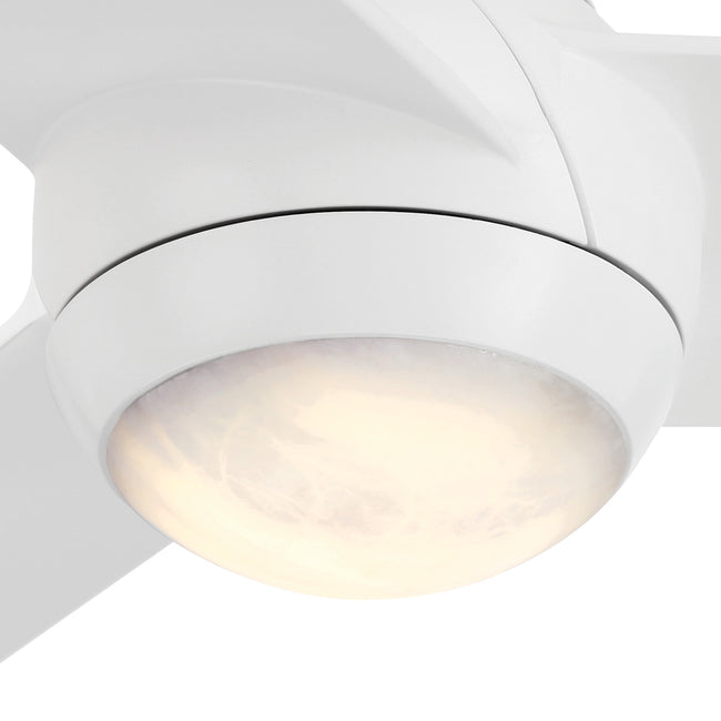 Modern Forms Pisces 54" Ceiling Fan with Light, Matte White, view 6 [Modern Forms Fans-FR-W2503-54L-MW|CUSTOM|3]