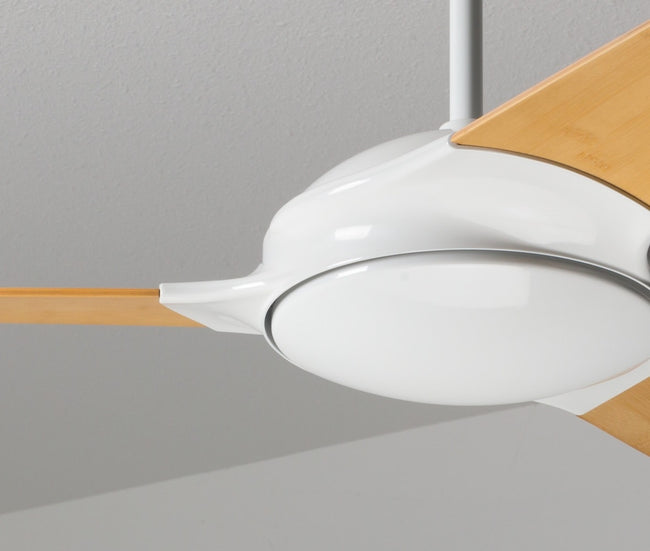 Modern Fan Co Flow 52" Ceiling Fan - Damp Rated - photo (Flow-GW-BB.jpg) [Modern Fan Co-FLO-GW-52-WH-NL-001|CUSTOM|5]