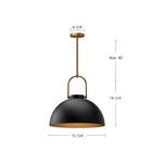 Harper Pendant - dimension drawing 1 [Alora-PD504016AG|CUSTOM|1]