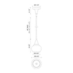 Hazel Pendant - dimension drawing 2 [Alora-PD524006AGOP|CUSTOM|2]