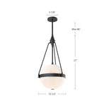 Harmony Pendant - dimension drawing 1 [Alora-PD406414BGWC|CUSTOM|1]