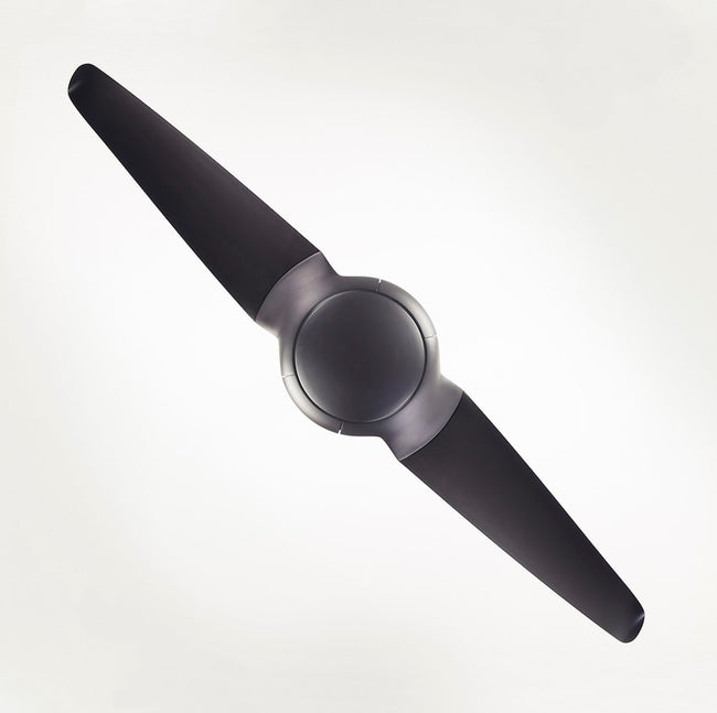 Modern Fan Co IC/Air2 DC 56" Ceiling Fan - Damp Rated - view from below (IC2_DB_BELOW.jpg) [Modern Fan Co-IC2-GW-56-WH-NL-WC|CUSTOM|4]