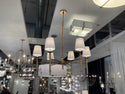 Six Light Chandelier from the Tulum Collection in Matte Brass Finish by Capital Lighting (Clearance Display, Final Sale)