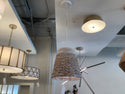 One Light Pendant from the Tallulah Collection in Chalk Wash Finish by Capital Lighting (Clearance Display, Final Sale)