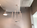 Six Light Chandelier from the Paloma Collection in Textured White Finish by Capital Lighting (Clearance Display, Final Sale)