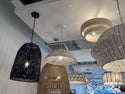One Light Pendant from the Naomi Collection in Chalk White Finish by Capital Lighting (Clearance Display, Final Sale)