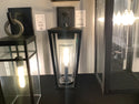 One Light Outdoor Wall Lantern from the Elliott Collection in Black Finish by Capital Lighting (Clearance Display, Final Sale)