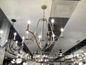Six Light Chandelier from the Claire Collection in Brushed Champagne Finish by Capital Lighting (Clearance Display, Final Sale)