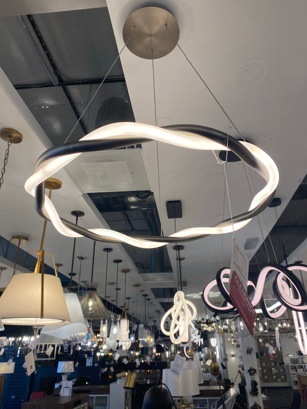 LED Pendant from the Escapade Collection in Brushed Nickel Finish by W.A.C. Lighting (Clearance Display, Final Sale)