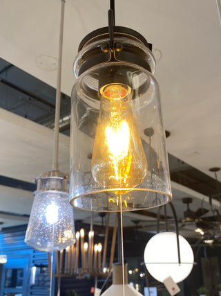 One Light Mini Pendant from the Brinley Collection in Olde Bronze Finish by Kichler (Clearance Display, Final Sale)