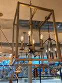 Four Light Foyer Pendant from the Crosby Collection in Brushed Nickel Finish by Kichler (Clearance Display, Final Sale)
